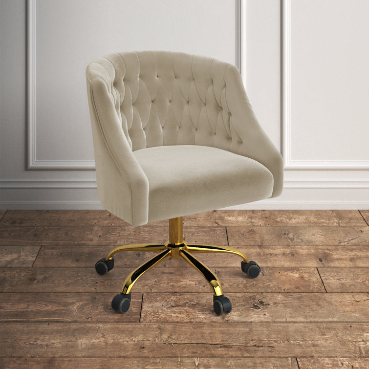 Louise Velvet Hand-Curated Task Chair