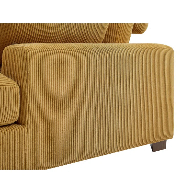 Mordecai 90'' Corduroy Sleeper Sofa