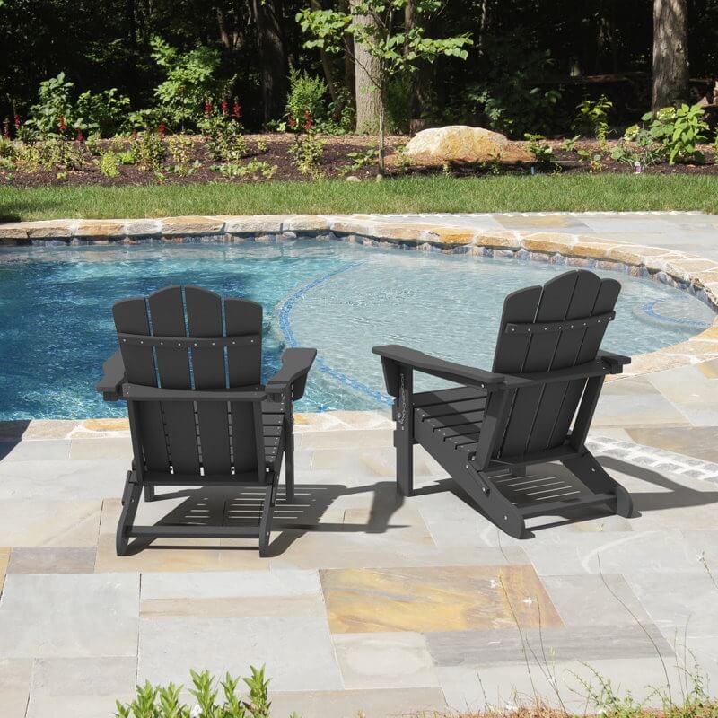 High Density Polyethylene Folding Adirondack Chair