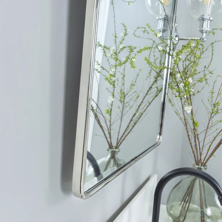 Woodvale Metal Framed Wall Mounted Bathroom / Vanity Mirror