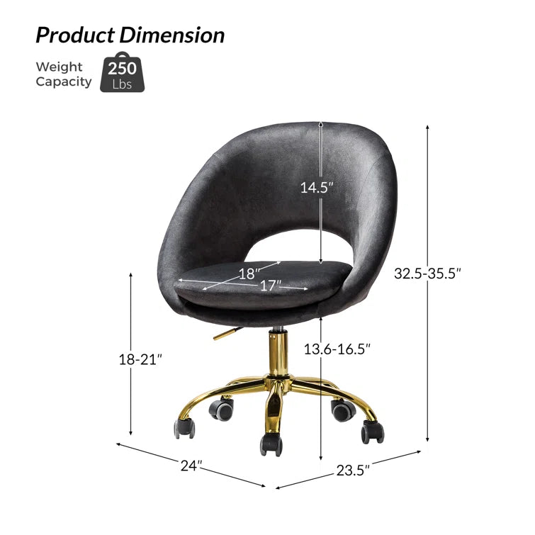 Lourdes Task Chair with Ergonomic Design