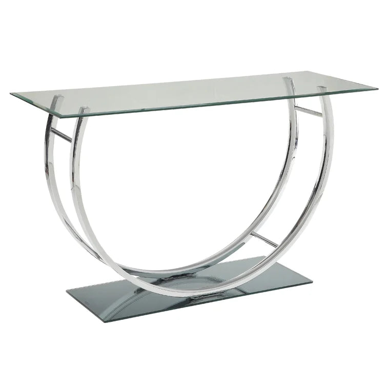 Nyvian 2 - Piece Glass Top Living Room Table Set