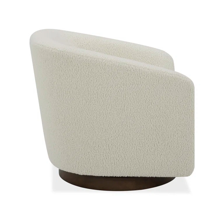 Bennett Upholstered Swivel Barrel Chair