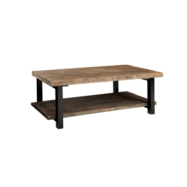 Rundell 3 - Piece Solid Wood Top Living Room Table Set