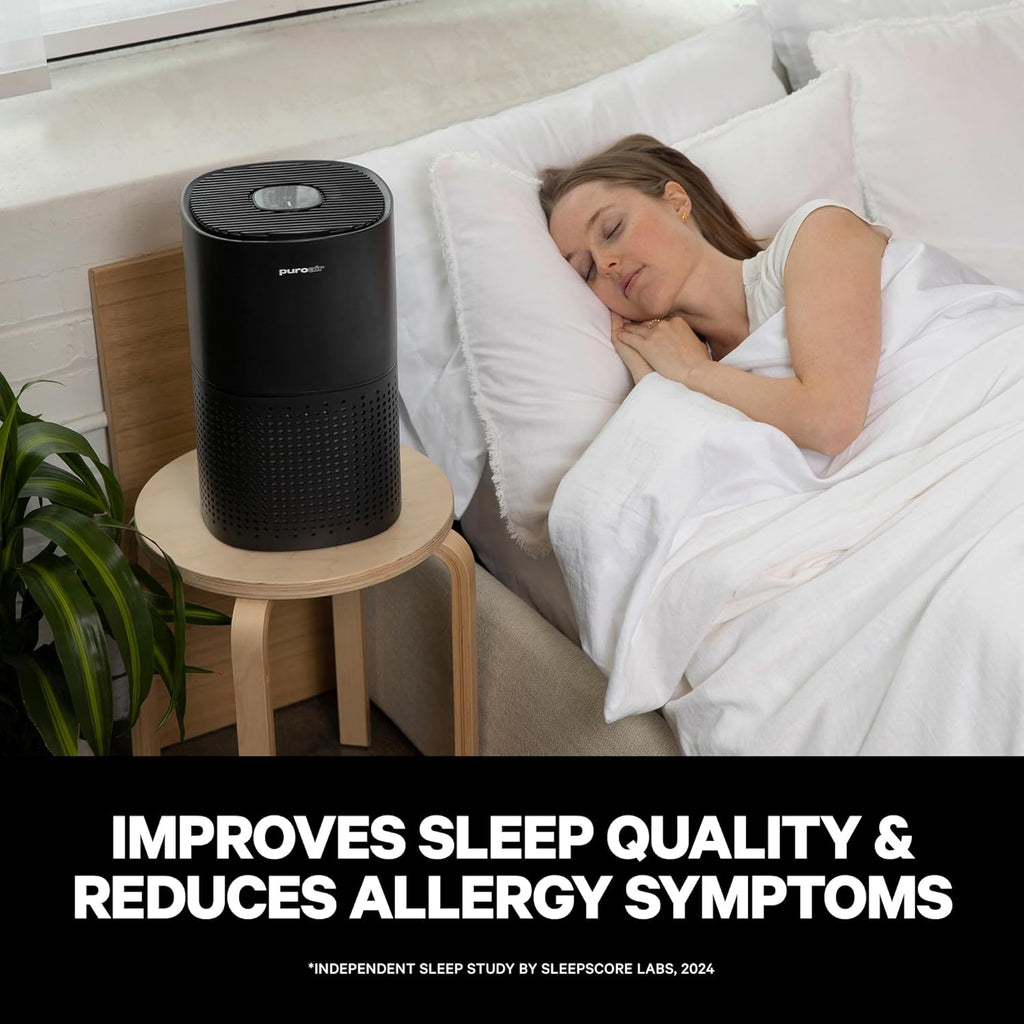 Powerful PuroAir HEPA Air Purifiers for Home Large Rooms - Covers 2,145 Sq Ft - Filters Up To 99% of Pollutants, Smoke, Pollen, Dust, and VOCs - Air Purifiers for Bedroom - Quiet HEPA Air Filter 36 dB