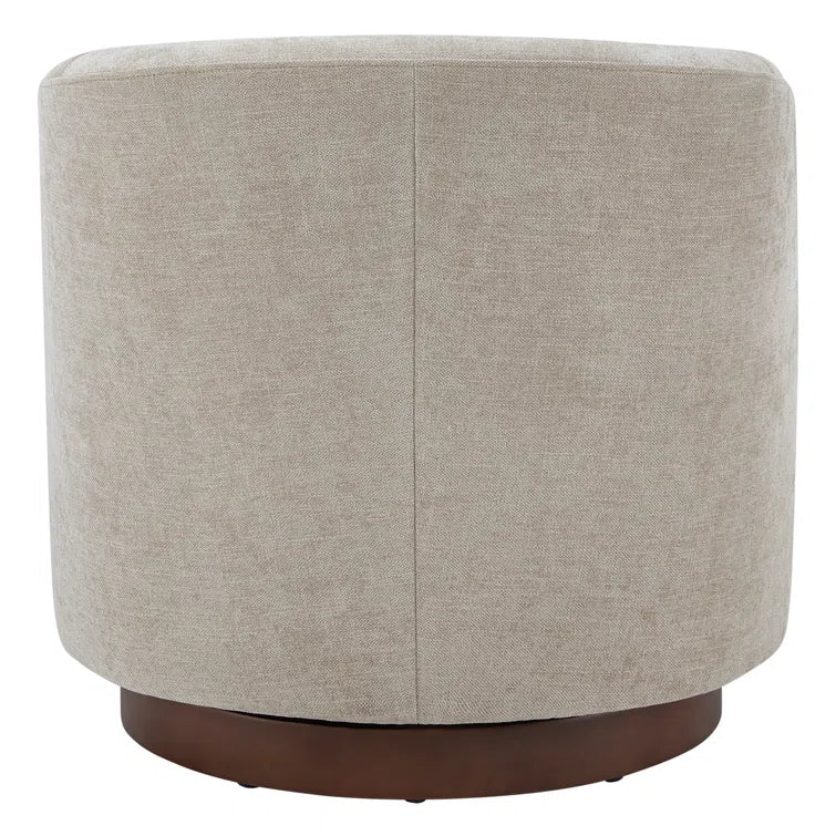 Bennett Upholstered Swivel Barrel Chair