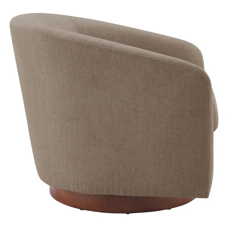 Bennett Upholstered Swivel Barrel Chair