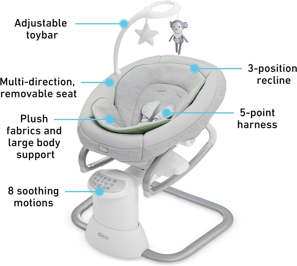 Versatile Baby Swing & Portable Rocker