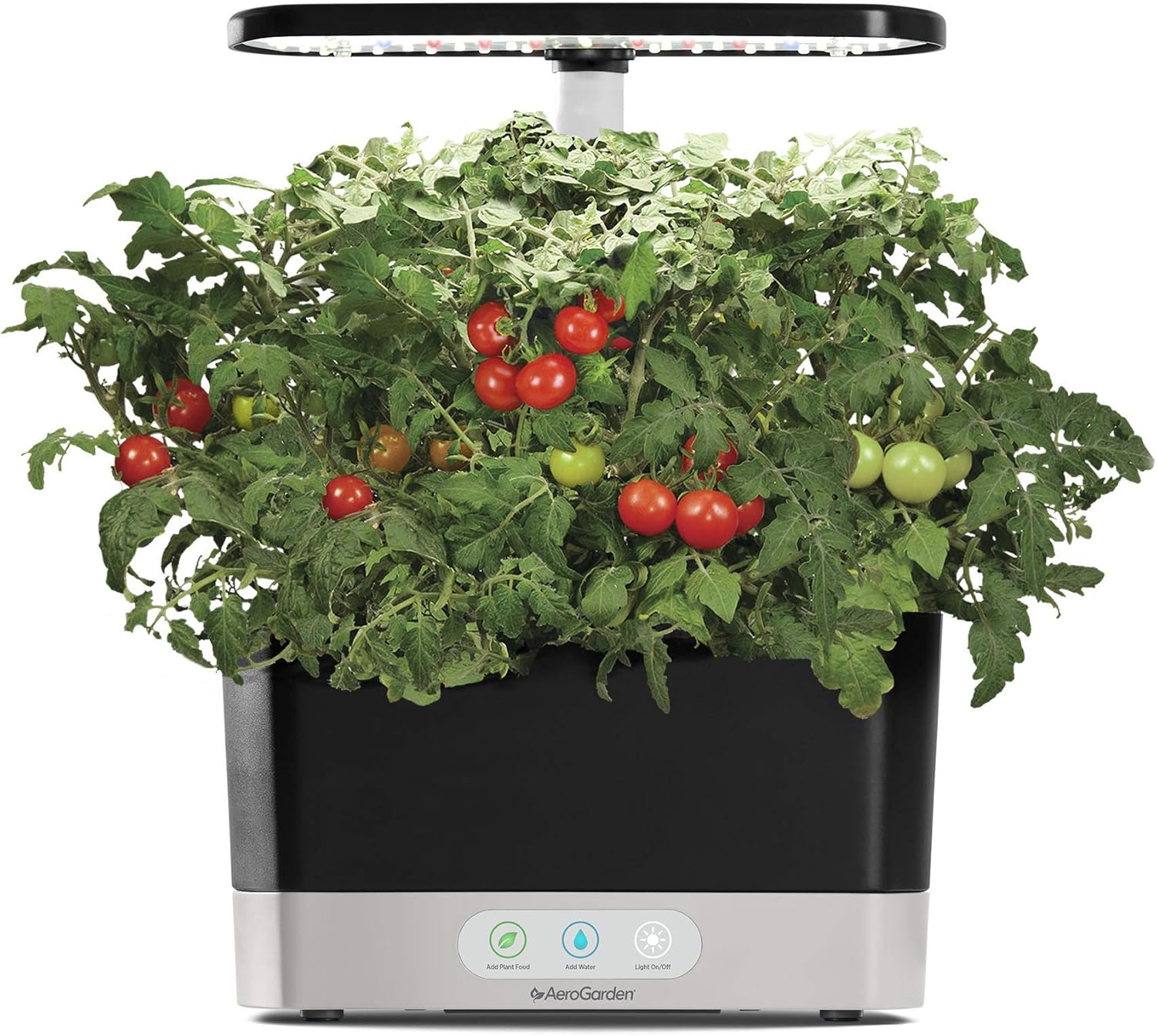 AeroGarden Harvest with Gourmet Herb Seed Pod Kit - Hydroponic Indoor Garden, Black