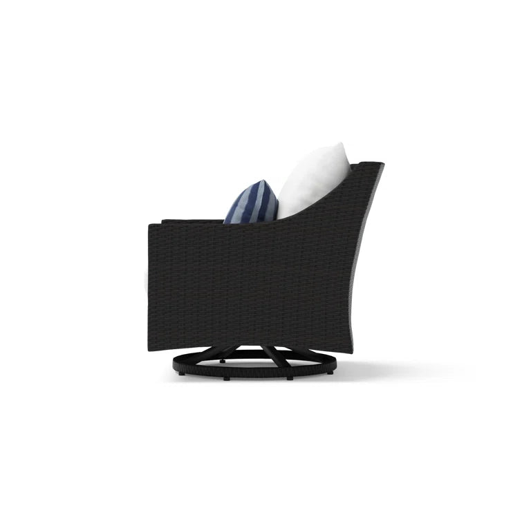 Fionnula Swivel Patio Chair with Cushions