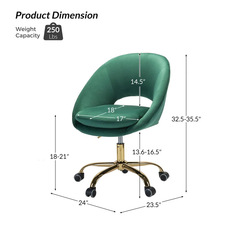 Lourdes Task Chair with Ergonomic Design